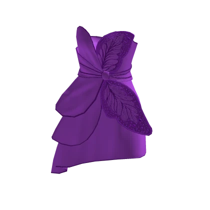 ♾️ Purple summer butterfly dress