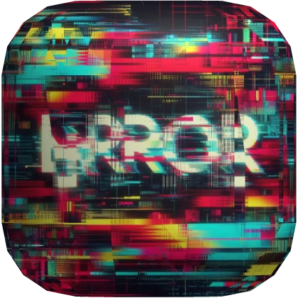 (ANIMATED) Glitch Error Head