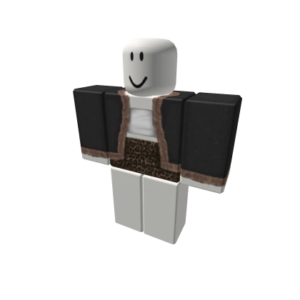 Ganguro Gyaru Ane - y2k winter leopard harajuku