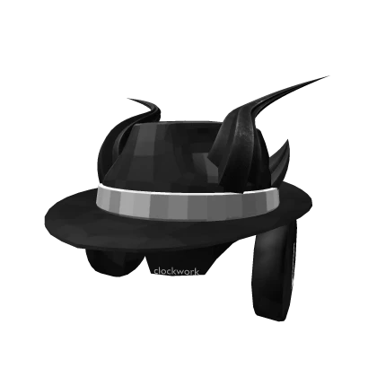 [⌛] Dark Sparkle Fedora + Black Horns + Clockwork