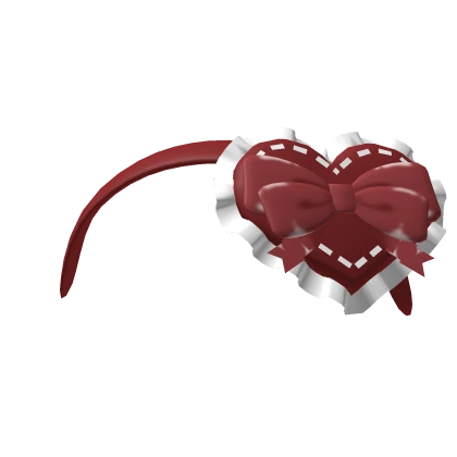 ♡ Red Valentine Sweetheart Headband