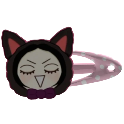 ♡ nana cat hair clip