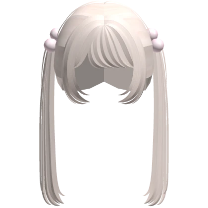 ♡ : kawaii long blonde bobble pigtails