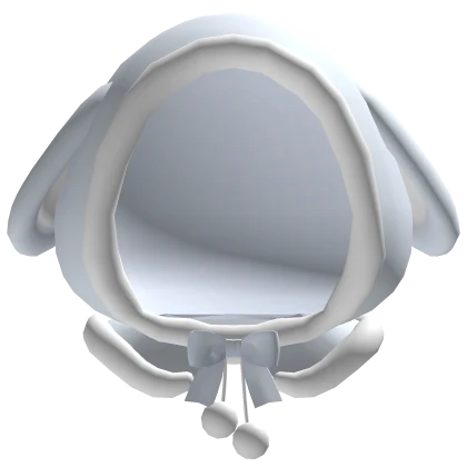 ୨୧: kawaii winter christmas bunny hood blue 3.0