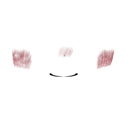 mouth soft smile cute kawaii with blush