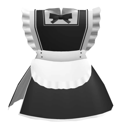 [R6] Maid Skirt (Longer w/ slit)