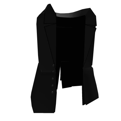 Pure Black Elegant Suit (Beltless)