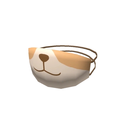 Shiba Face Mask - Kawaii Anime Style