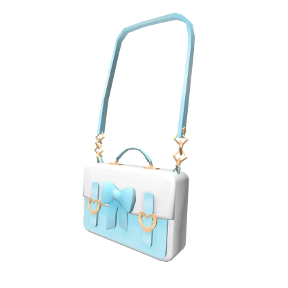 Cute Heart Purse Blue