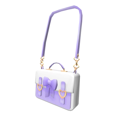 Cute Heart Purse Purple