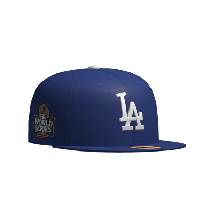 Blue LA Baseball Fitted Cap Serie 2024