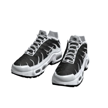 nices trainers blacked with white