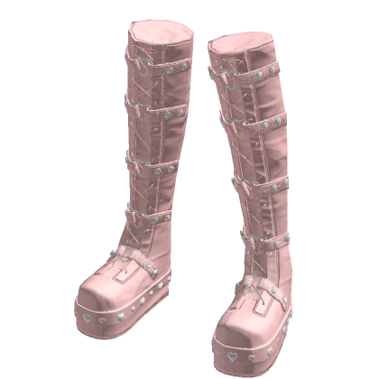 Pink Platform Boots