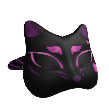 Purple Kitsune Mask Side