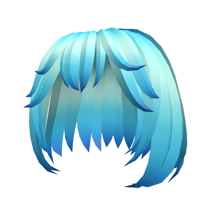 Blue Short Anime Bob