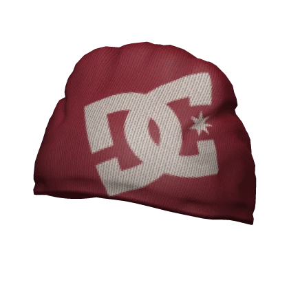 🍎Red 2000s Y2K Skater Emo DC Beanie🍎