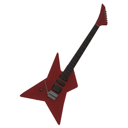 Electric Rockstar Guitar in Red