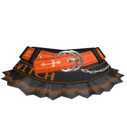 🎃❌Chibi Doll - Belt Orange witch skirt