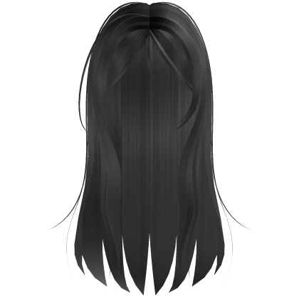 ୨୧ wispy sleepy anime girl long hair - ombre gray