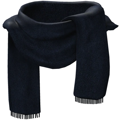 faded blue cashmere grande scarf