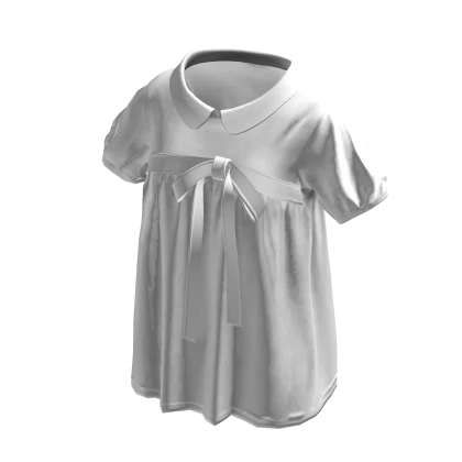 💗Y2K VINTAGE PUFF SLEEVE TOP_WHITE