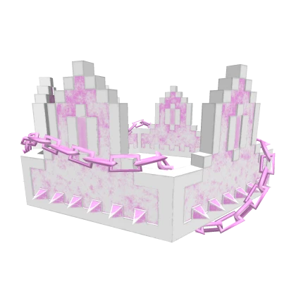 [⌛] Sakura Pink Goth Chained 8-Bit Crown