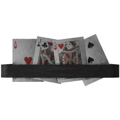 ♛♠️ white playing card armband 