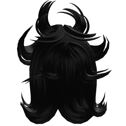 Wavy Cyber Horns Hair