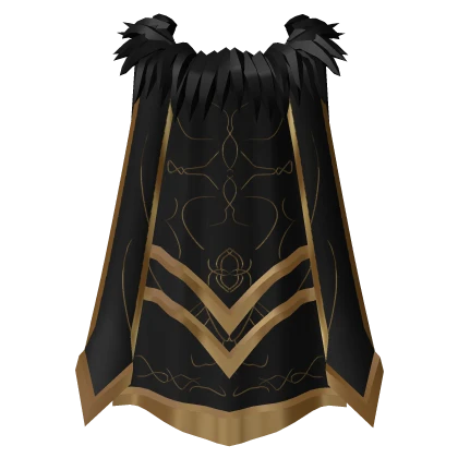 Black and Gold Cape