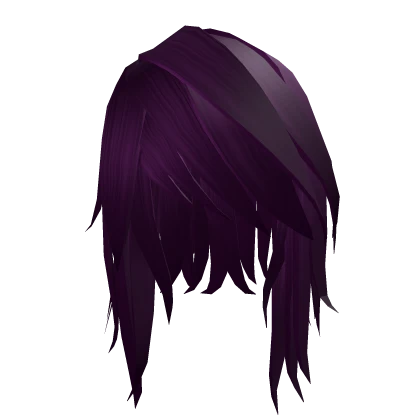 Messy Scene Hair in Dark Purple
