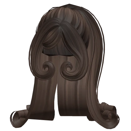 Iconic Diva Flipped Curls in Brown