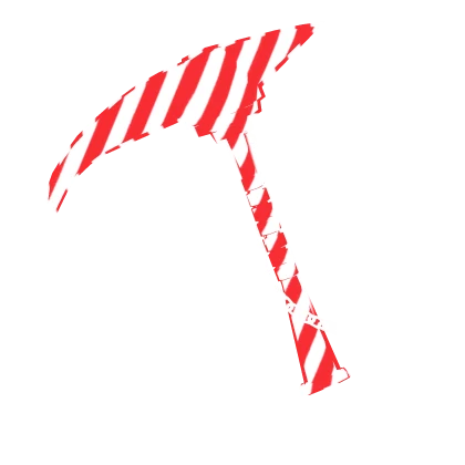 Christmas Winter Candy Cane Scythe 