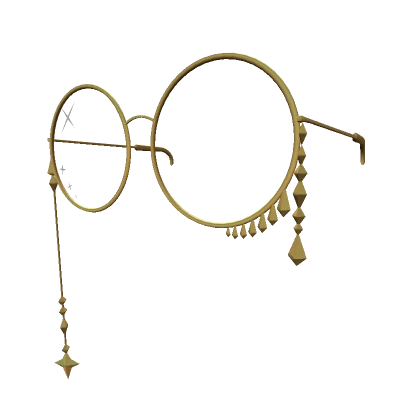 3.0 Gold Round Jewelled Glasses