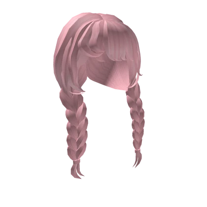 Pink Braided Hair