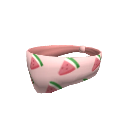 Watermelon Bandana Mask - Kawaii Anime Style