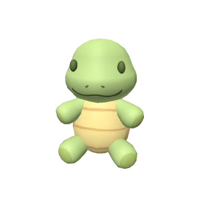 Baby Turtle - Kawaii Anime Companion Pet for Hair