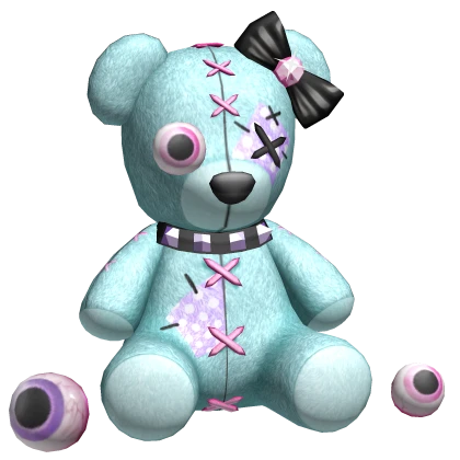 Kawaii Harajuku Pastel Goth Bear Background