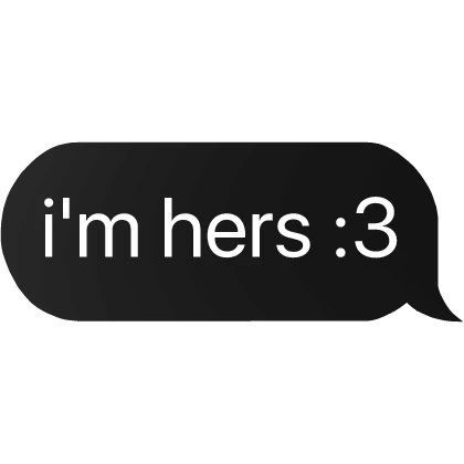 hers :3 text