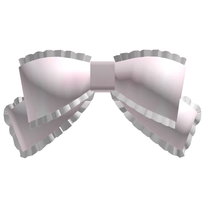 ♡ Pink Preppy Ruffled Front Bow