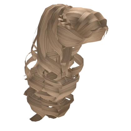 Blonde Curled Ponytail of the Late Queen