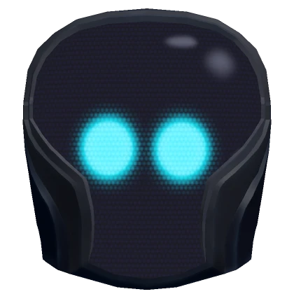 Blue Neon Cyber Mask