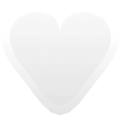 Cute Glowing Heart (White)