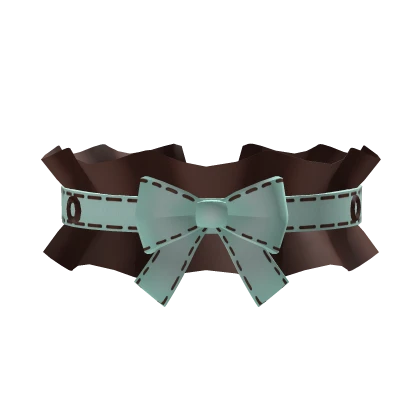 mint choco egl igari cute ruffle choker  