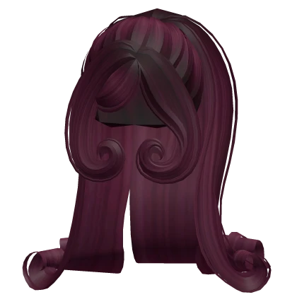 Iconic Diva Flipped Curls in Cherry Red