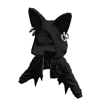 Batwing Hoodie Black