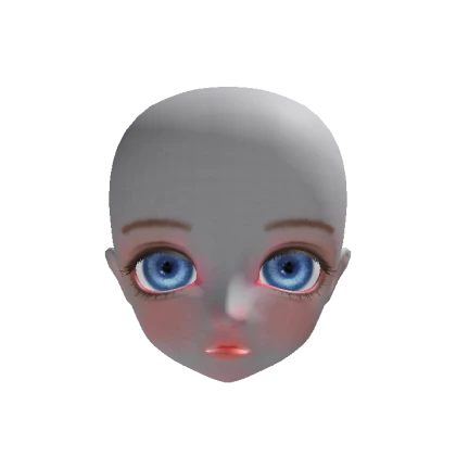 Cutie Cherry Doll Head (Blue)