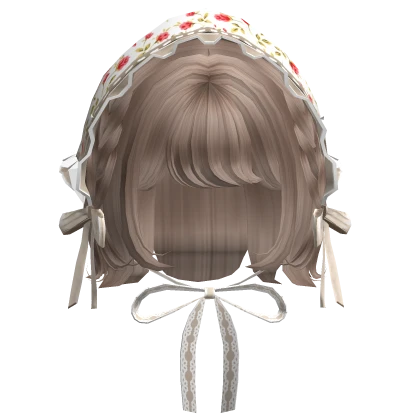 ♡ Mori Kei Braided Hair w/ Igari Floral Bandana