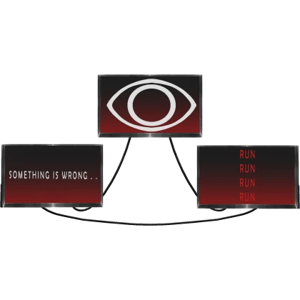 (ANIMATED) Floating Monitors - WRONG