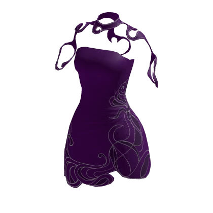 ♾️Purple crimson highborn dress