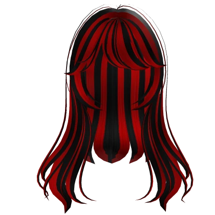 ♡ Long Dark Red Hair with Waves